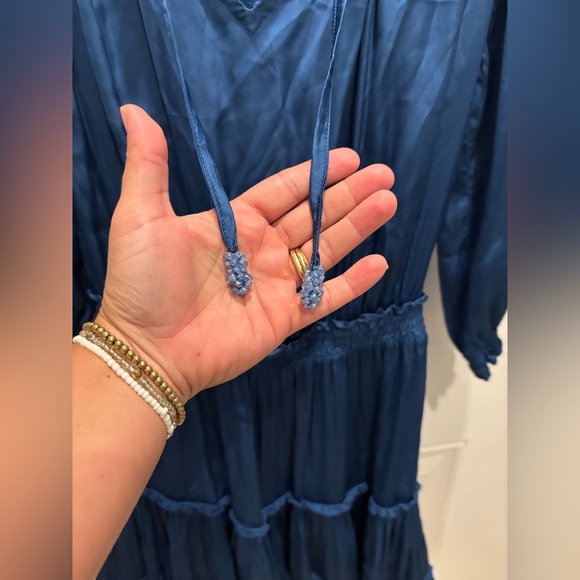 Walker & Wade Ibiza Dress / Lapis Silk - Picture 5 of 6